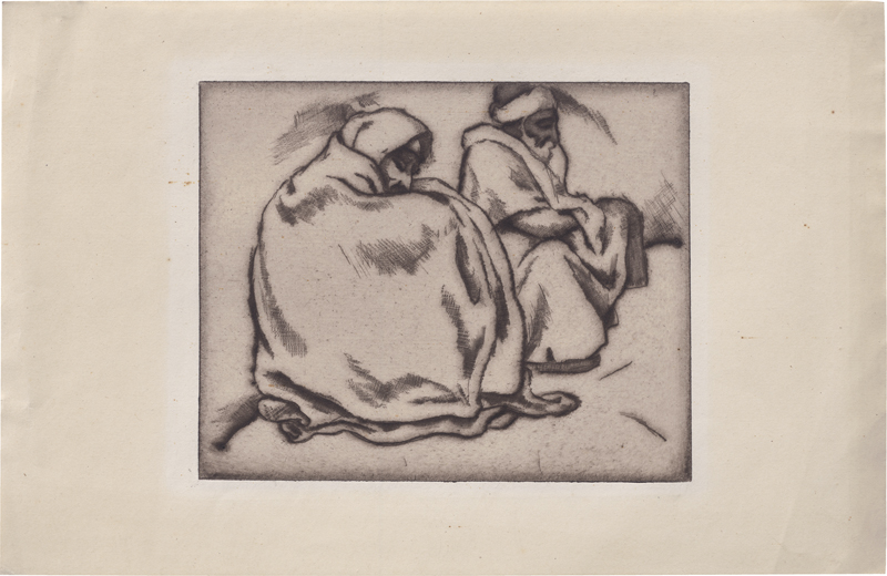 Lot 8218, Auction  126, Orlik, Emil, Rast; Vom Fischmarkt in Kairo