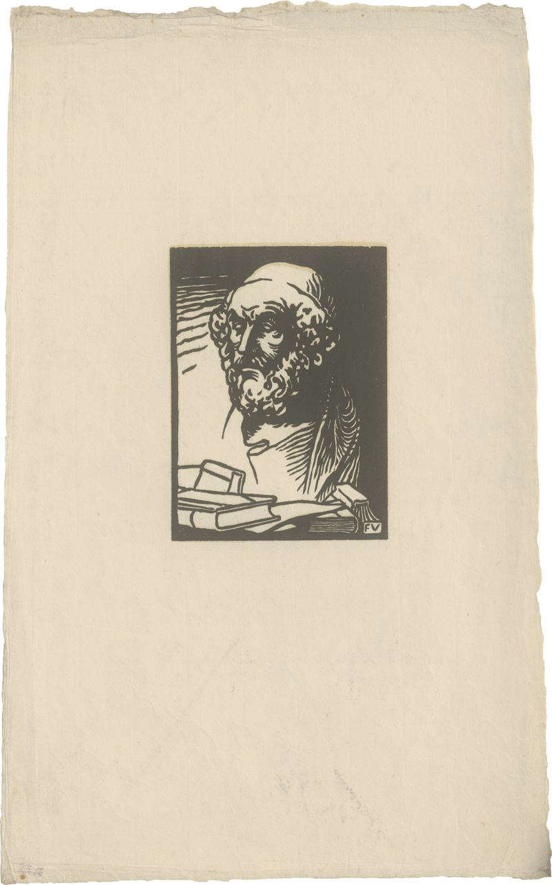 Lot 8290, Auction 126, Vallotton, Félix, Buste d'Homère