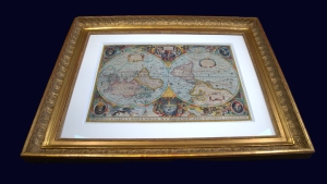 Los 22 - Hondius, Henricus - Nova Totius Terrarum Orbis Geographica ac Hydrographica Tabula - 3 - thumb