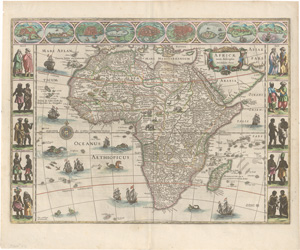 Lot 43, Auction  127, Blaeu, Willem Janszoon, Africae nova descriptio