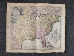 Los 75 - Homann, Johann Baptist - Amplissimae Regionis Mississipi seu Provinciae Ludovicianae à Hennepin - 1 - thumb