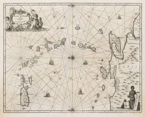 Lot 78, Auction  127, Janssonius, Johannes, Insula S. Juan De Puerto Rico Caribes uvel Canibasum Insulae