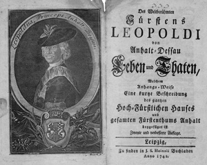 Lot 227, Auction  127, Ranft, Michael, Des weltberühmten Fürstens Leopoldi von Anhalt-Dessau Leben und Thaten