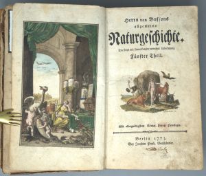 Los 347 - Buffon, Georges Louis Leclerc Comte de - Allgemeine Naturgeschichte. Fünfter (-Siebenter u. letzter)  Theil - 2 - thumb