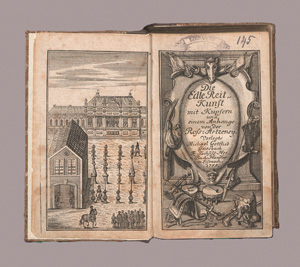 Lot 372, Auction  127, Griesbach, Michael Gottlieb, Edle Reit-Kunst mit Kupfern und einem Anhange von der Roß-Artzeney