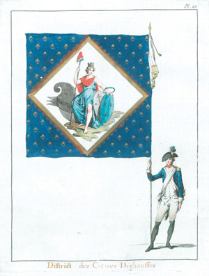 Los 445 - Moreau, Jean-Michel - Collection entière des drapeaux de l'armée nationale parisienne - 1 - thumb