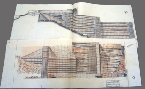 Los 488 - Behrens, Peter - Panropa Verkehrspalast 9+10  Gibraltar. 2 Aufrisszeichnungen - 2 - thumb
