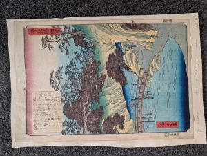 Los 619 - Hiroshige II., Utagawa - Oji Taki-no-gawa. Shakujii-Fluss am Wasserfall in der Oji-Provinz  - 1 - thumb