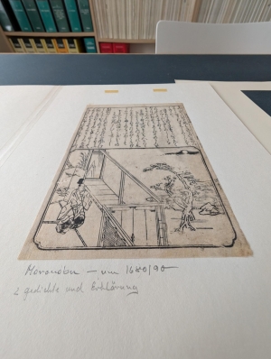 Los 621 - Japanische Buchholzschnitte - Sammlung von 9 Holzschnitt-Albumblättern - 3 - thumb