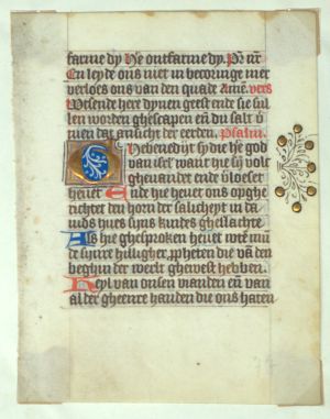 Los 1003 - Eis, Gehard - Album mit 29 Fragmenten von meist deutschen und lateinischen Handschriften des 13., 14. und 15. Jahrhunderts - 1 - thumb