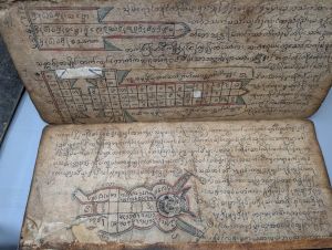 Los 1061 - Parabaik - 3 birmanische (burmesische) Leporellos mit Illustrationen in Federzeichnung und Text - 3 - thumb