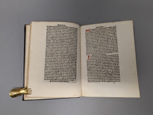 Los 1069 - Bruni, Leonardo - Epistolarum familiarium libri IX. Hrsg. Johannes Honorius de Cubito. - 3 - thumb