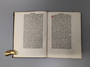 Los 1069 - Bruni, Leonardo - Epistolarum familiarium libri IX. Hrsg. Johannes Honorius de Cubito. - 4 - thumb