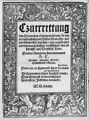 Lot 1079, Auction  127, Bachmann, Paul, Czuerrettung den schwachen Ordens personen