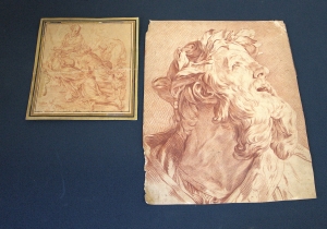 Los 1269 - Antike Studien - Zwei Rötelzeichnungen - 2 - thumb