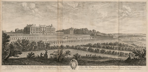 Los 1292 - Prospectives des palais et jardins en Italie et en France - Sammelband mit 60 Kupfertafeln. Italien und Frankreich, um 1680. Sammelband mit teils prächtigen Darstellungen barocker Gartenanlagen und Paläste in Frankreich und Italien, gestochen zumeist von Künstlern wie Johann Battista Falda, Dominique Barrière, Arn - 1 - thumb