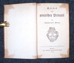 Los 2179 - Kant, Immanuel - Critik der practischen Vernunft - 3 - thumb