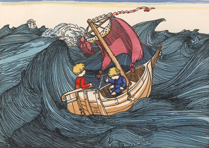 Lot 2212, Auction  127, Reiser, Hans und Goldschmitt, Bruno, Holdeguck und Dieterwackl oder Die Reise ins Wunderland. Eine lustige Erzählung wie sie Kinder gerne lesen.