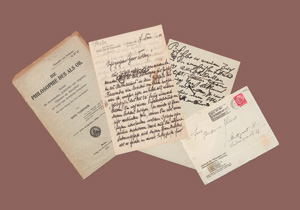 Lot 2576, Auction  127, Vaihinger, Hans, Brief über seine "Philosophie als Ob". 1913