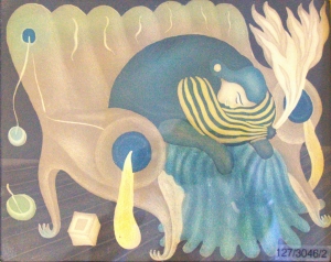 Los 3046 - Brauer, Arik - "Das Ruhebett" (Le Lit) und "Der Schlaf" (Le Sommeil). 2 Blätter aus "XX Chassidische Erzählungen  - 3 - thumb