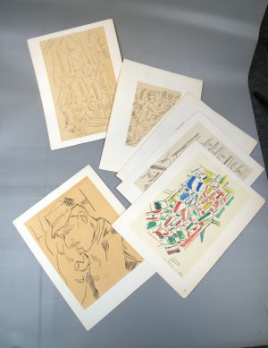 Los 3208 - Cooper, Douglas und Léger, Fernand - Illustr. - Dessins de guerre 1915-1916 - 2 - thumb