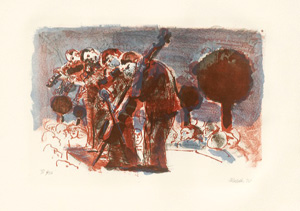 Los 3229 - Metzkes, Harald - 10 Farblithographien zum Thema Musik - 0 - thumb