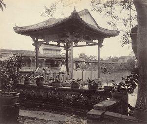 Lot 4046, Auction  127, China, Pavilion in Pun-Ting-Qua's Garden, Canton