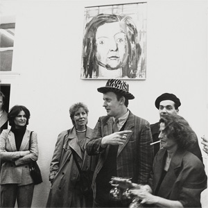 Lot 4210, Auction  127, Kippenberger, Martin, Martin Kippenberger at an exhibition opening