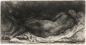 Los 5205 - Rembrandt Harmensz. van Rijn - Liegende nackte Frau - 0 - thumb
