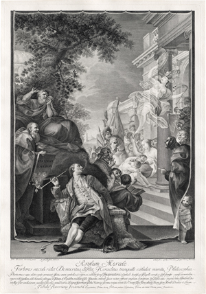 Los 5249 - Acqua, Cristoforo Dall' - Vier allegorische und satirische Darstellungen auf den Lauf der Welt - 0 - thumb