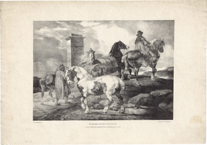 Los 5341 - Géricault, Théodore - Horses going to a fair - 0 - thumb