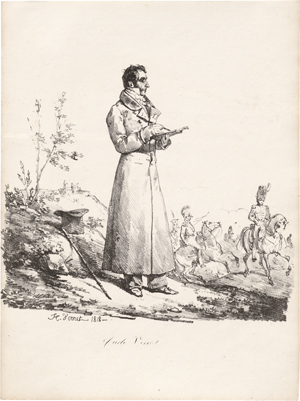 Los 5382 - Vernet, Horace - Carle Vernet, im Stehen zeichnend - 0 - thumb