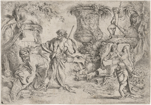 Los 5466 - Castiglione, Giovanni Benedetto - Die Allegorie der Vergänglichkeit - 0 - thumb
