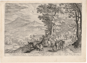 Los 5596 - Passe d. Ä., Crispijn de - Landschaft mit Blick auf eine Stadt - 0 - thumb
