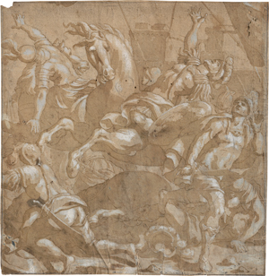 Lot 6511, Auction  127, Genuesisch, 17. Jh. Bekehrung des Paulus