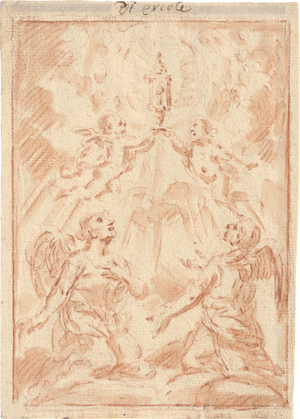 Lot 6516, Auction  127, Procaccini, Ercole, 17. Jh. Die Verehrung der Hostie