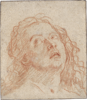 Los 6536 - Flämisch - um 1630. Die hl. Maria Magdalena, in religiöser Verzückung emporblickend - 0 - thumb