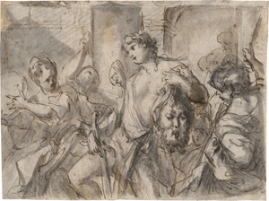 Los 6546 - Oberitalienisch - 18. Jh. David mit dem Haupt des Goliath - 0 - thumb