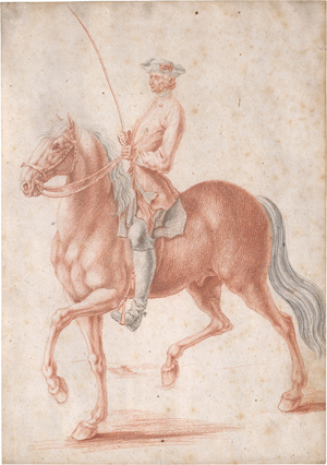 Los 6558 - Deutsch - um 1720. Kavalier zu Pferd - 0 - thumb