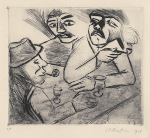 Los 7053 - Pechstein, Hermann Max - Beim Schnaps - 0 - thumb