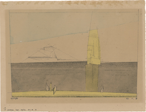 Los 7102 - Feininger, Lyonel - Ohne Titel (Meereslandschaft mit gelbem Segelboot und Insel) - 0 - thumb