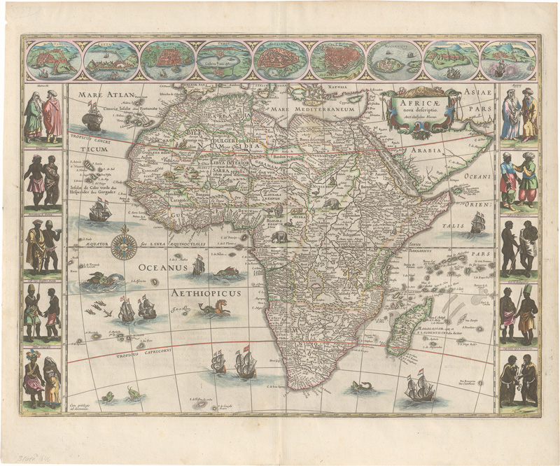 Lot 43, Auction  127, Blaeu, Willem Janszoon, Africae nova descriptio