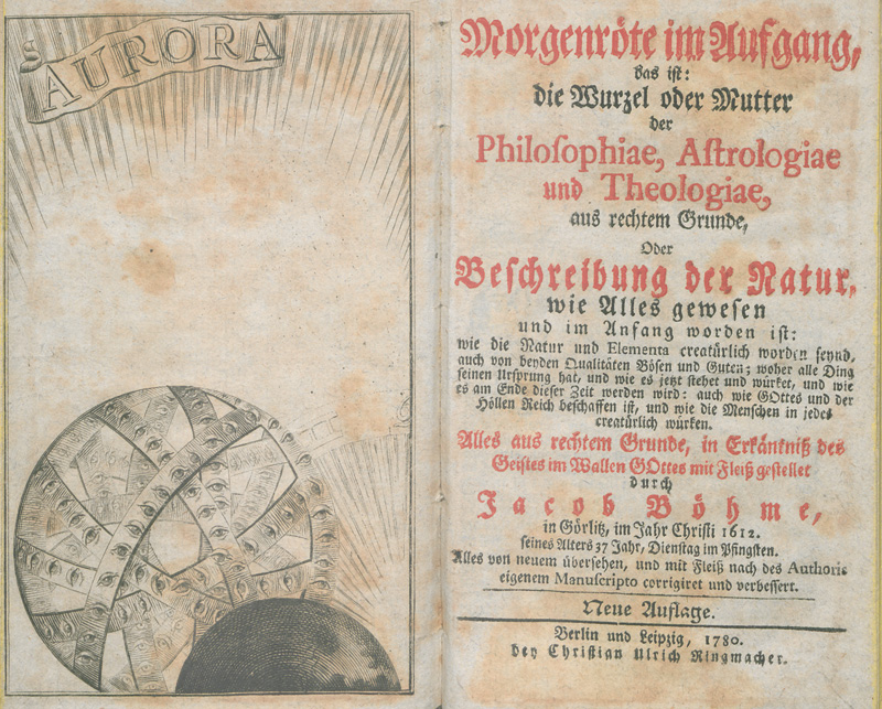 Lot 469, Auction  127, Böhme, Jakob, Morgenröte im Aufgang