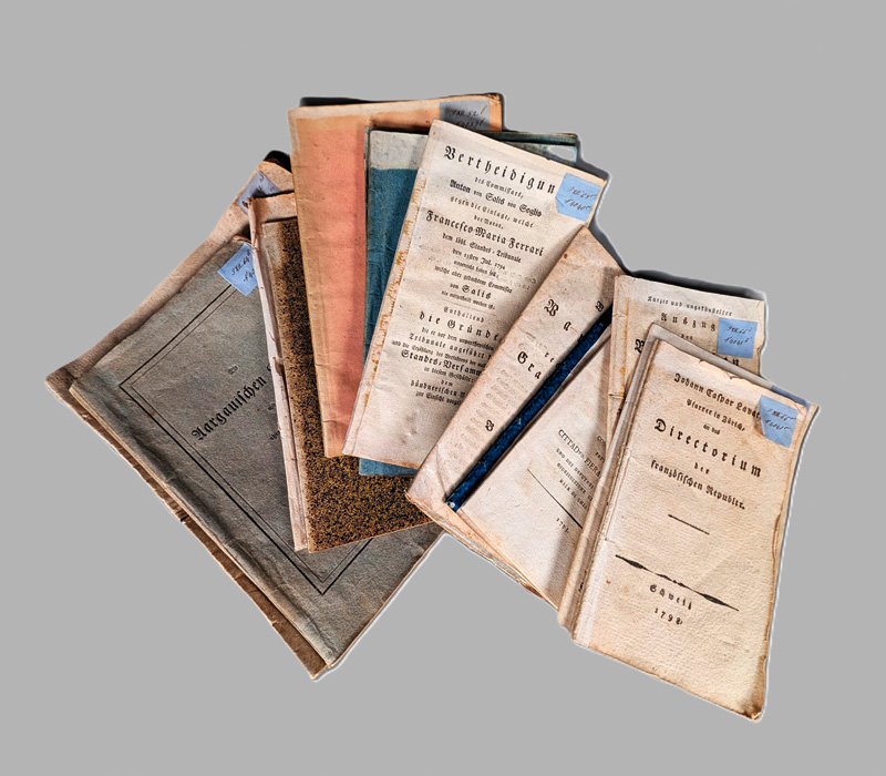 Lot 518, Auction  127, Flugschriften und Denkschriften, Konvolut von 15 Heften aus den Gebieten Rheinland-Pfalz, Saarland und der Schweiz