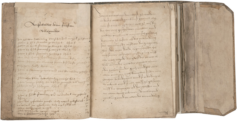 Lot 1029, Auction  127, Rosarium philosophorum, Alchemistische Sammelhandschrift. Deutsche Handschrift auf Papier. 