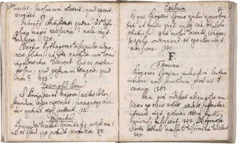 Lot 1037, Auction  127, Laertius, Diogenes, Ex Läertio de vitis philosophorum. 