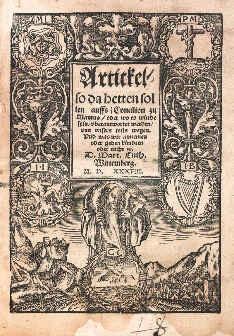 Lot 1150, Auction  127, Luther, Martin, Artickel, so da hetten sollen auffs Concilion zu Mantua