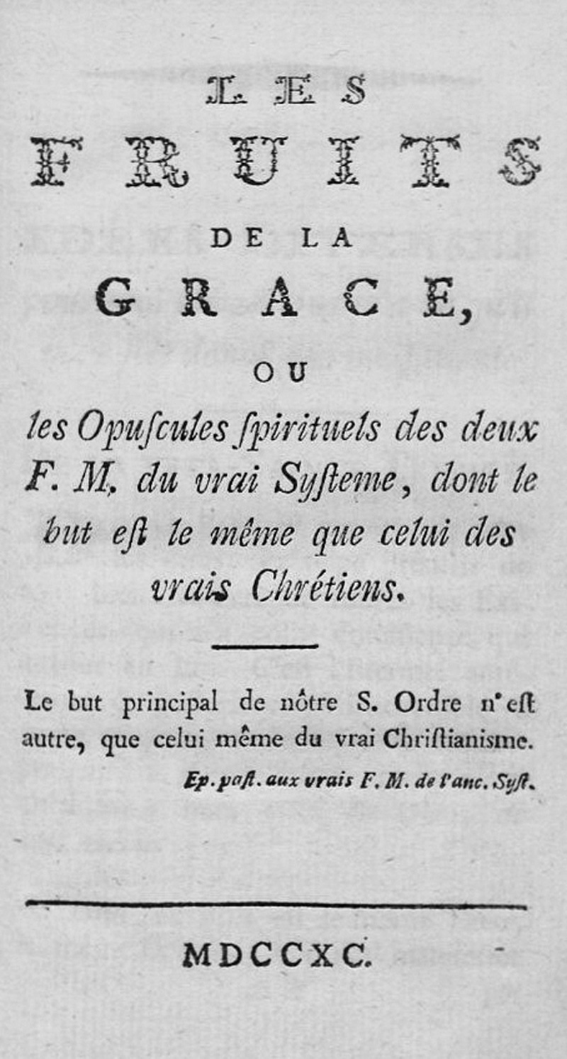 Lot 1245, Auction  127, fruits de la grace, Les, ou opuscules spirituels 