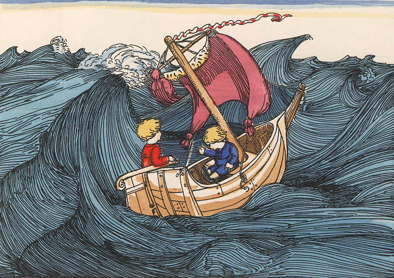 Lot 2212, Auction  127, Reiser, Hans und Goldschmitt, Bruno, Holdeguck und Dieterwackl oder Die Reise ins Wunderland. Eine lustige Erzählung wie sie Kinder gerne lesen.