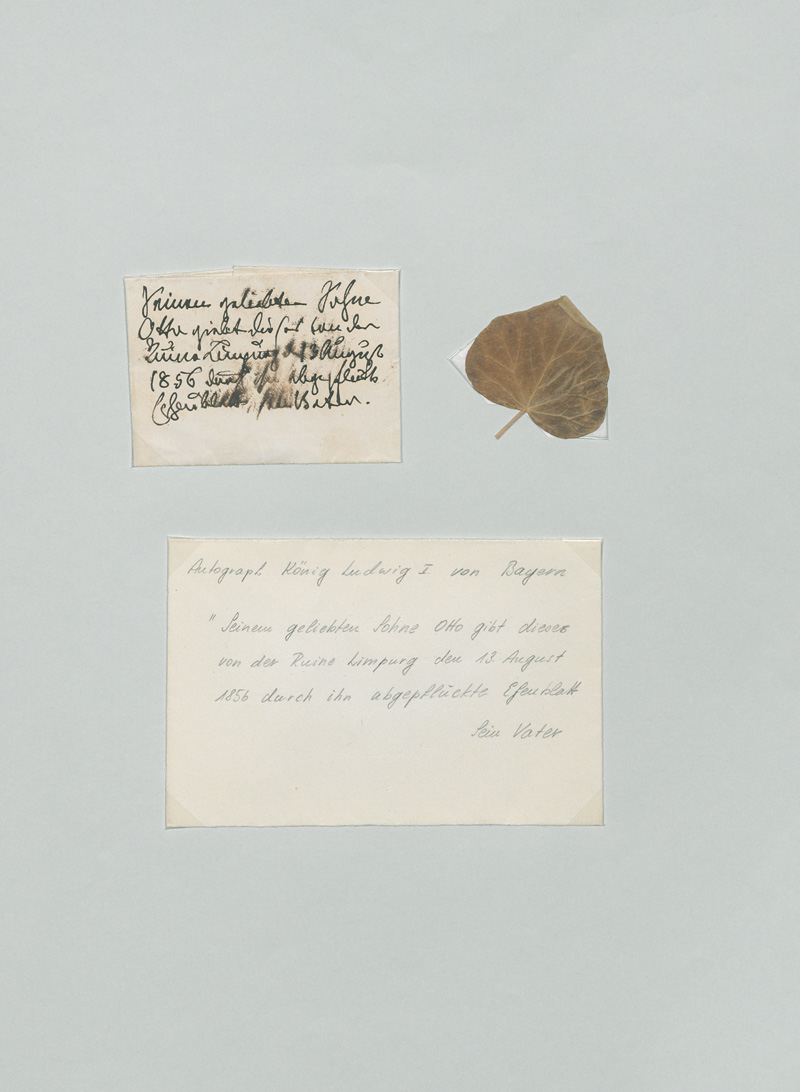 Lot 2579, Auction  127, Bayern., Billet an seinen Sohn Otto, König von Griechenland. 1856